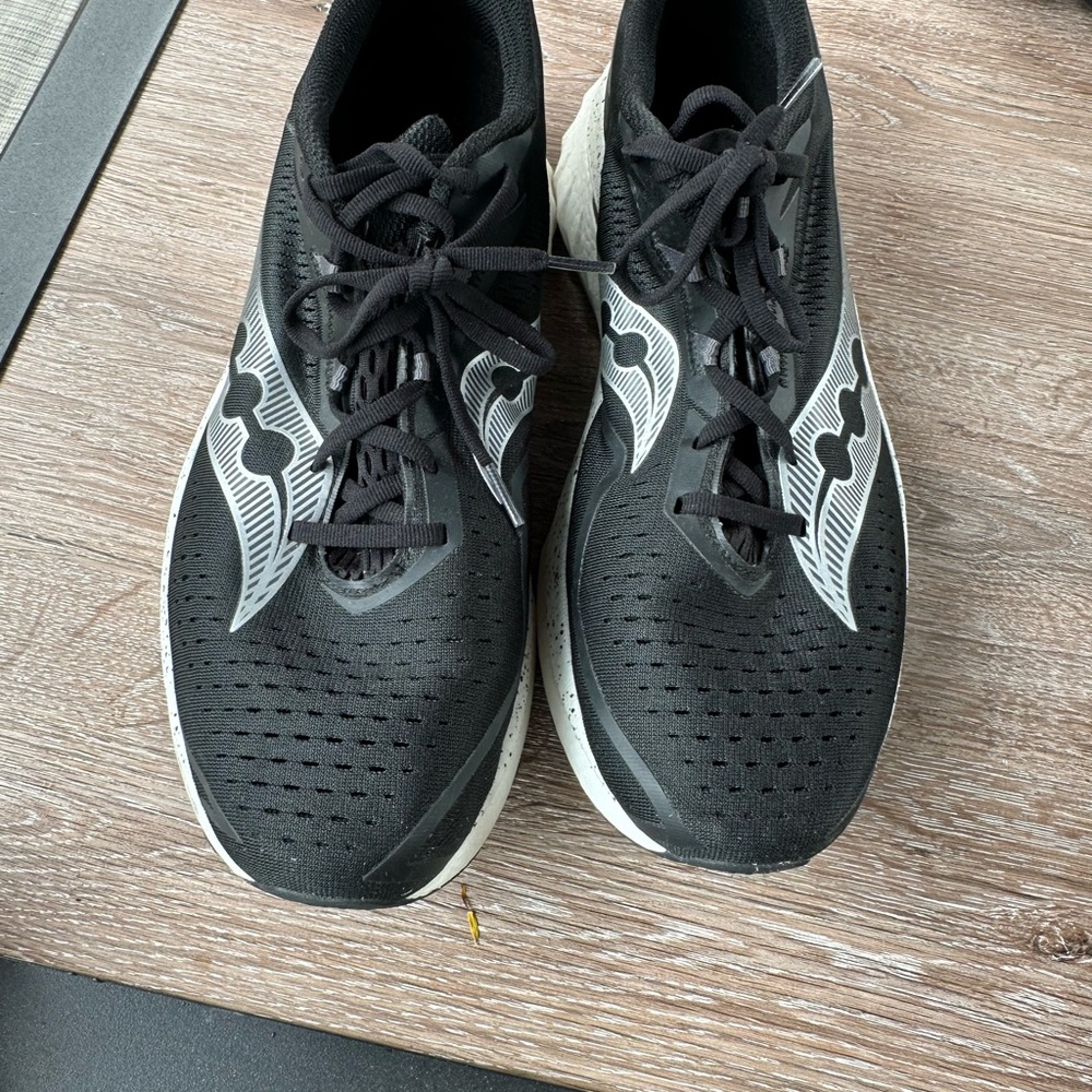 Saucony Black and Gray Athletic Shoes